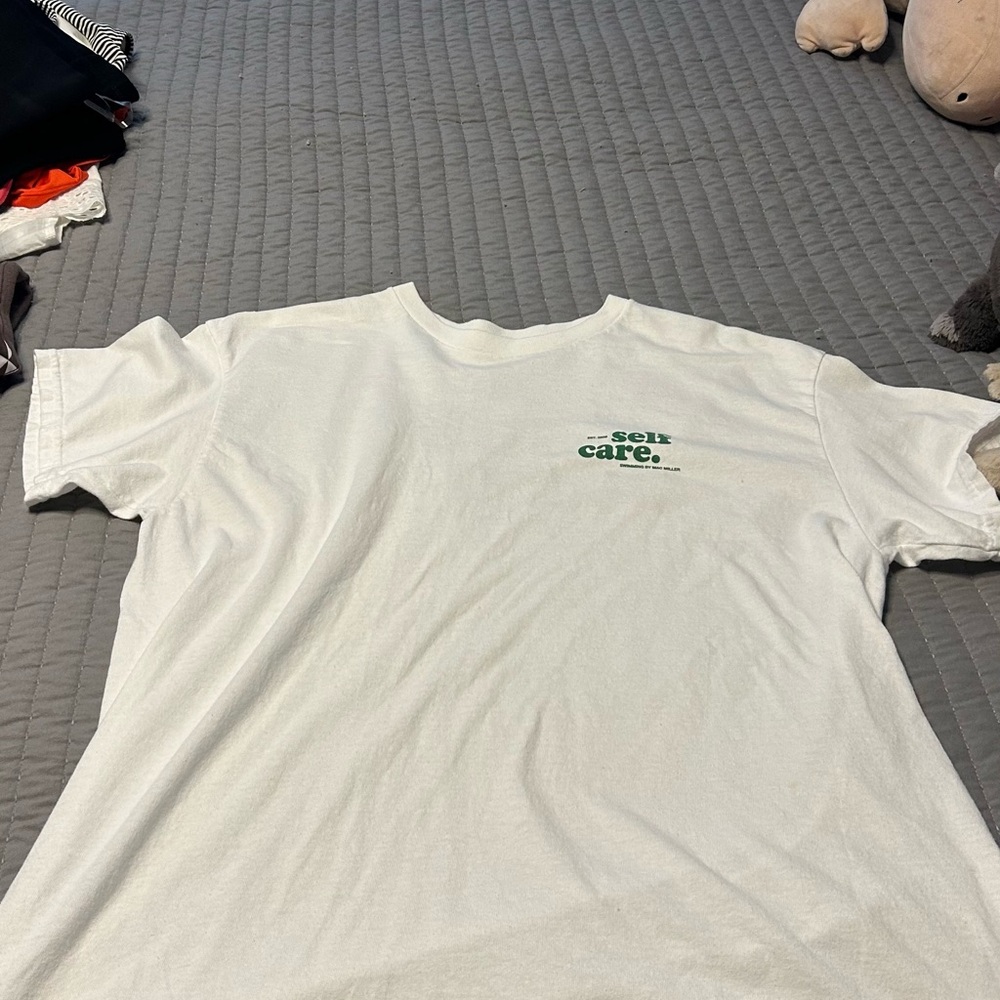 Urban Outfitters Mac Miller White Self Care Tee
